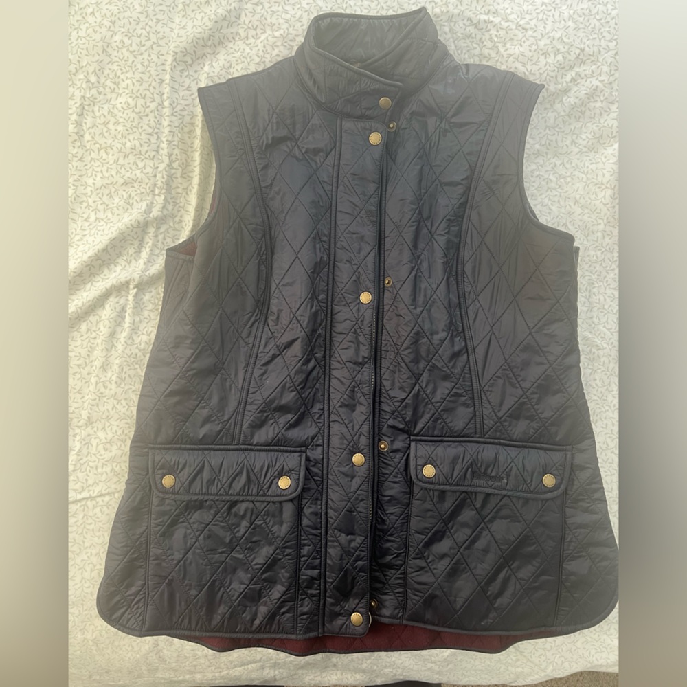 Barbour Burgundy Quilted Jacket